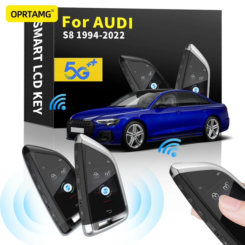 

Дистанционный ключ, ЖК-дисплей, экран для автомобиля keyless-go smart Key для Audi S8 2000 2001 2002 2003-2017 2018 2019 2020 2021 2022
