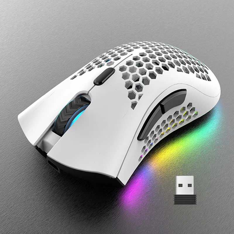 wireless mouse rechargeable mause gamer gaming mouse computer led light rgb mice wireless mouse for laptop gaming office mice free global shipping
