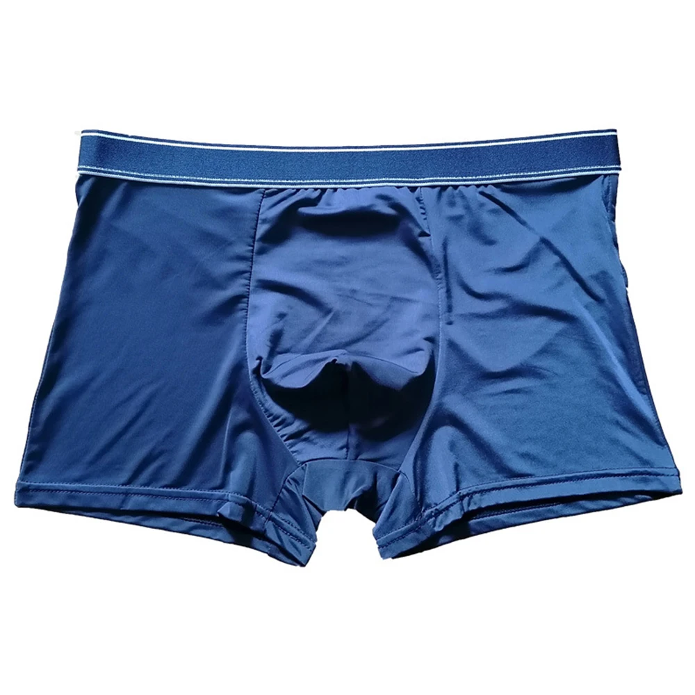 Underwear Men Bulge Pouch Breathable Boxers Comfort Sports Briefs Shorts Trunks Sexy Lingerie Hot Traceless Slip Homme