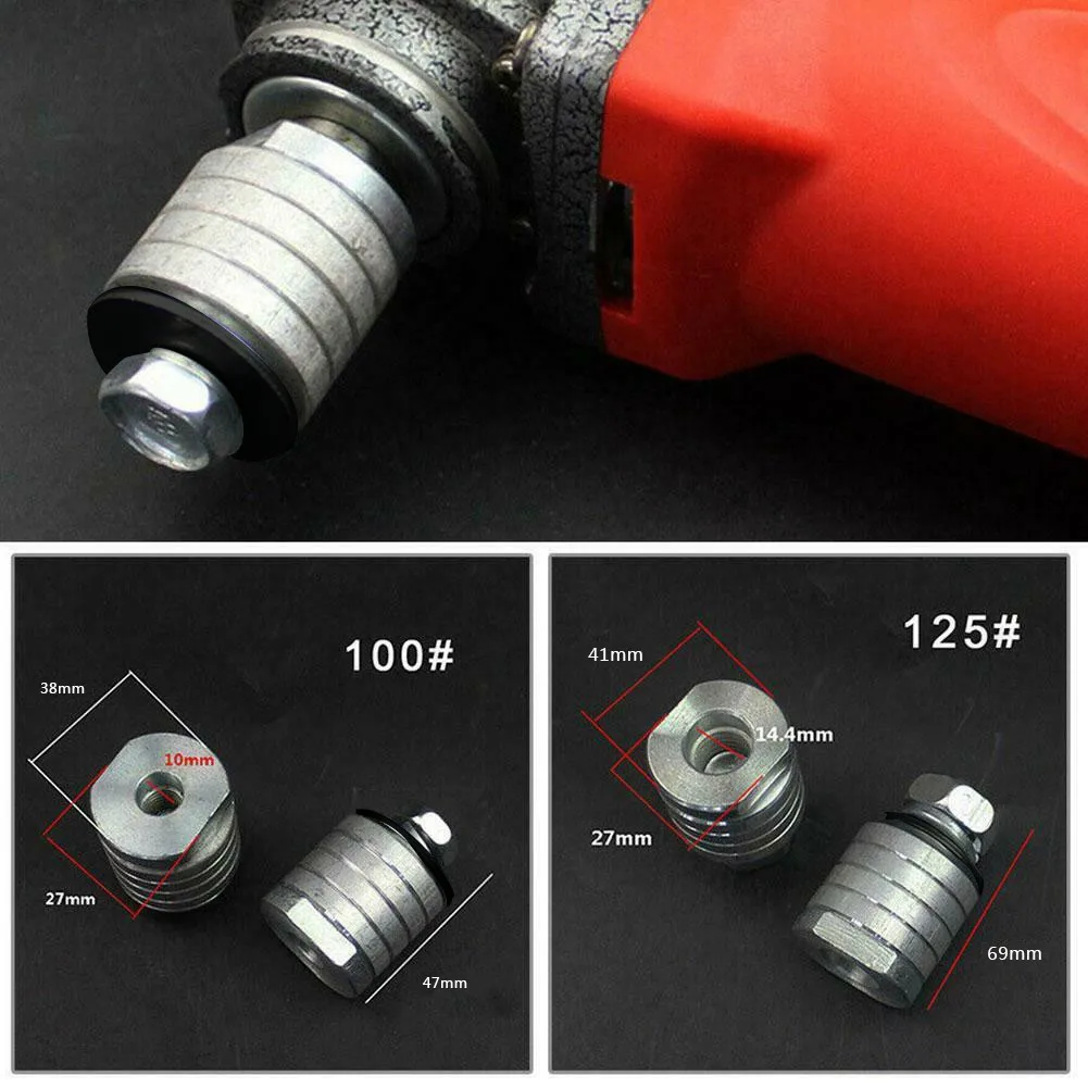 

100/125mm Lock Nuts Angle Grinder Inner Outer Flange Nut Kit Variable Slotting Machine Conversion Head M10 M14 For Bosch Makita.