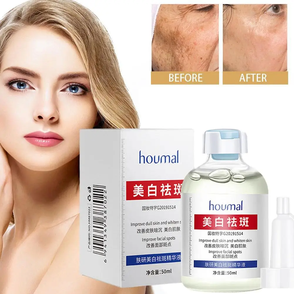 

50ml Freckle Whitening Serum Brighten Fade Dark Spot Beauty Face Pigment Care Removal Correcting Face Skin Serum Q6V6