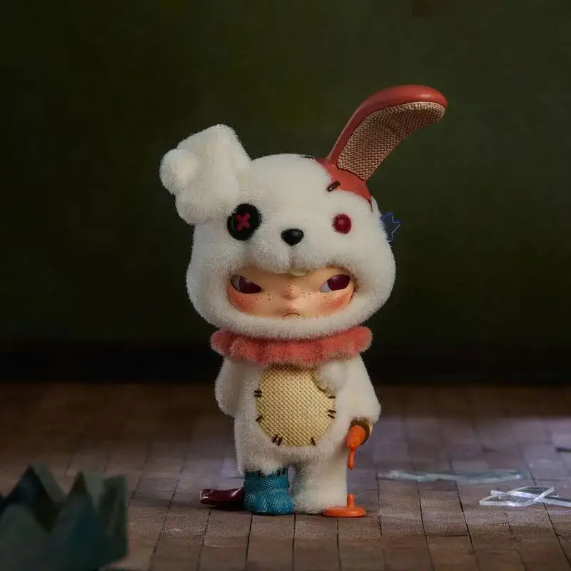 Фото POPMART Hirono Monsters Карнавал Хэллоуин Серия Слепая Коробка Милый Убийца Банни Фигурка Тайная Коробка Кукла Мрачный Жнец Подарочные Игрушки №2