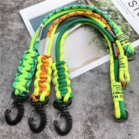 landyard mixed color phone chain nylon strips premium hand made lanyard personality accessories bag strap trousers decoration
