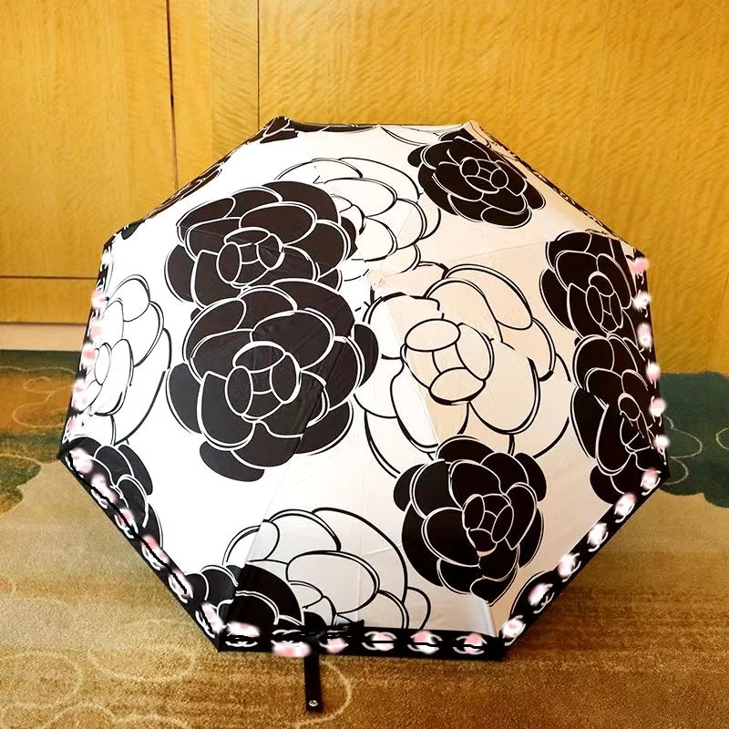 

Fashion Three-fold Umbrella The New Automatic Small Black Coating Sunscreen Rain And Sun Dual-use Paraguay umbrella academy