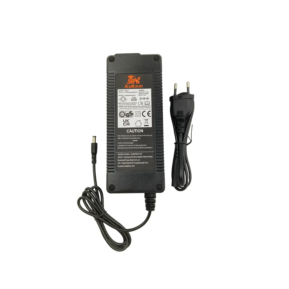 Фото Оригинальное зарядное устройство 58.8V 2.0A с разъемом DC5521, адаптер питания, запасные части для электросамоката Kugoo Kirin Kukirin G3 №5