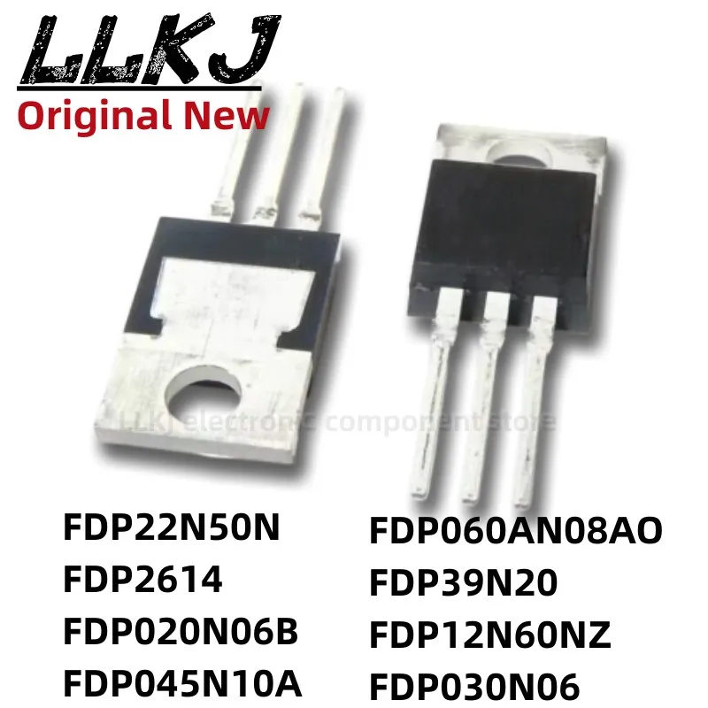 1 шт. FDP22N50N FDP2614 FDP020N06B FDP045N10A FDP060AN08AO FDP39N20 FDP12N60NZ FDP030N06 TO-220 MOS FET