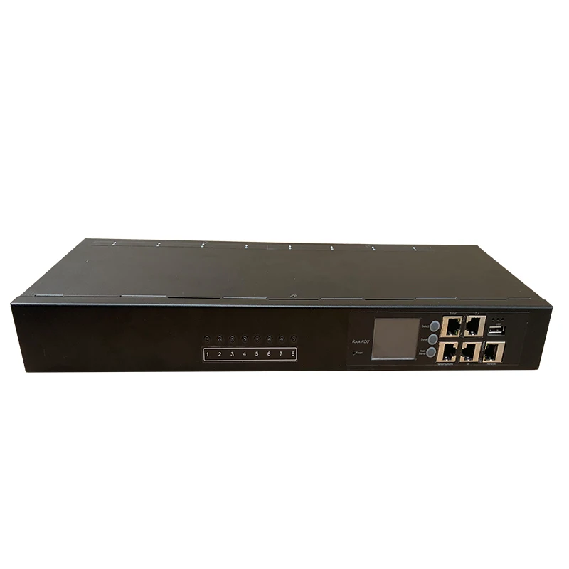 

NPDU Power Distribution Unit 8 Ways C13 C19 UK USA EU Socket Intelligent PDU Remote Monitoring PDU Rack Mount