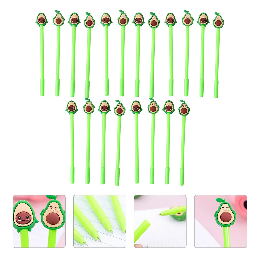

20pcs Cartoon Sign Pen Kids School Prizes Cartoon Ballpoint Pen Stationary Pens Cartoon Roller Pen