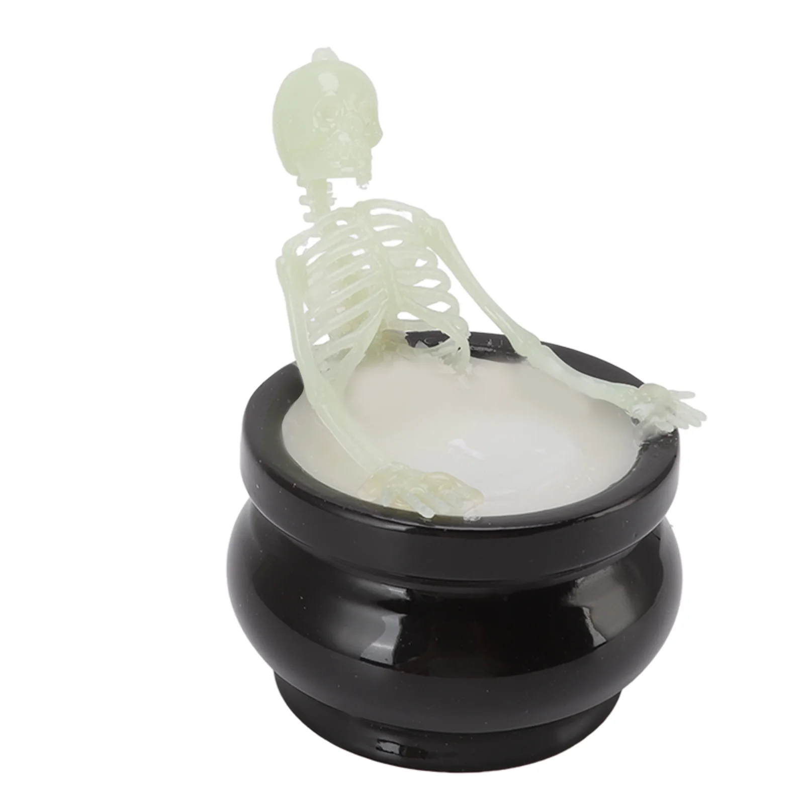 

Halloween Skull Candle Gothic Ceramic Candle Suitable for Home Decoration Holiday Room Decoration