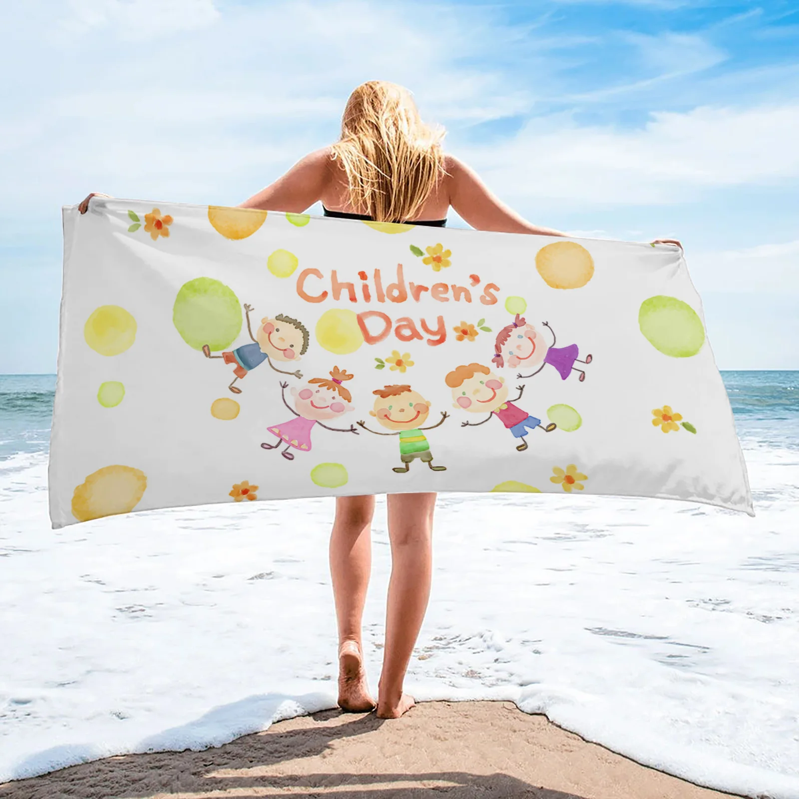 

Полотенце для лица быстросохнущее с акварелью для взрослых