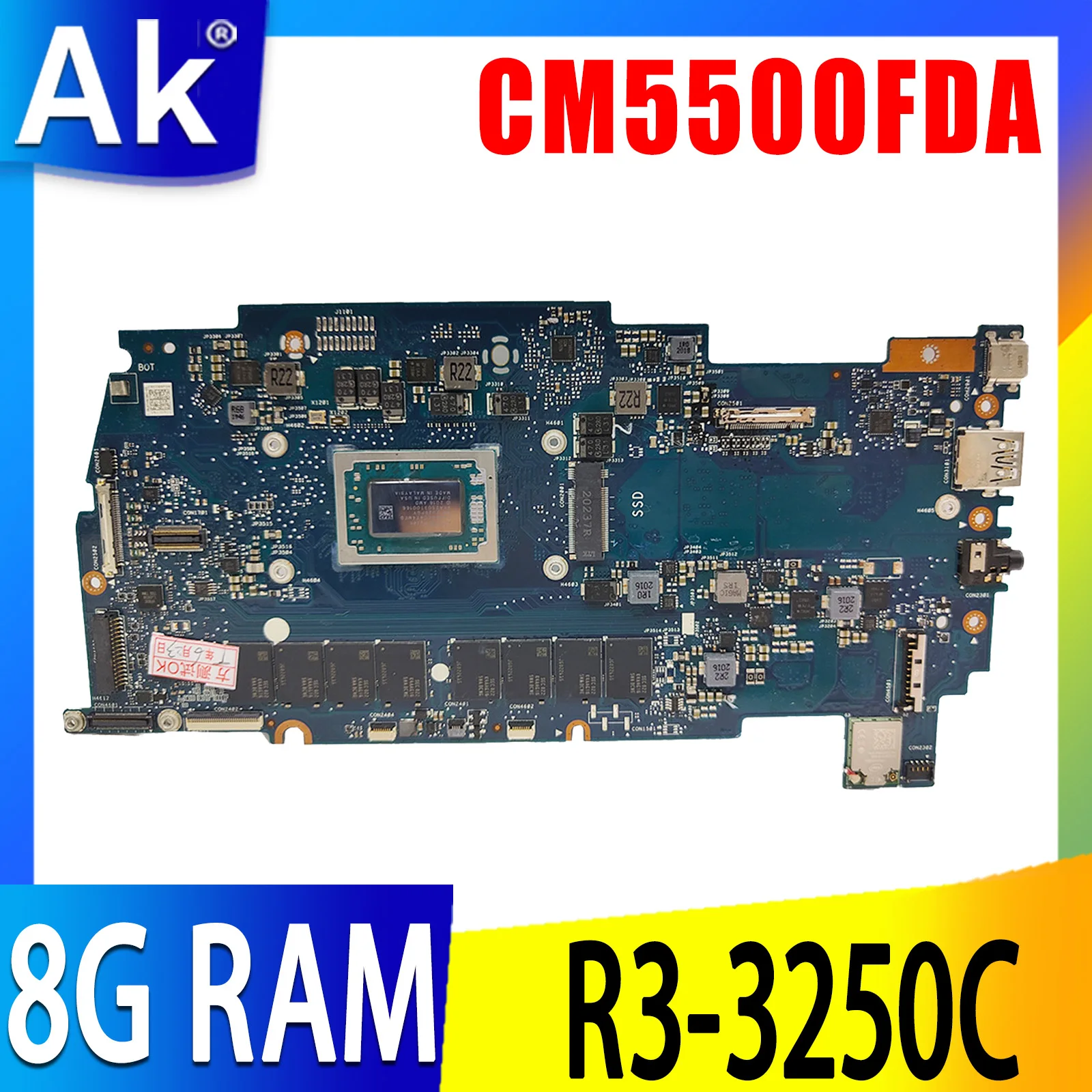   CM5500FDA  ASUS Chromebook Flip CM5500FDA-E60094      R3-3250C cpu 8  RAM    