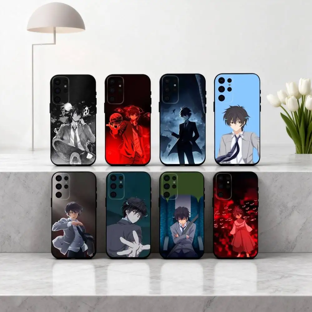 Фото Чехол для телефона Samsung S25,24,23,22,30,21,10,9,Ultra,Plus,Lite,FE,4,5G с дизайном «Моя способность мгновенной смерти» — мягкий черный чехол №1