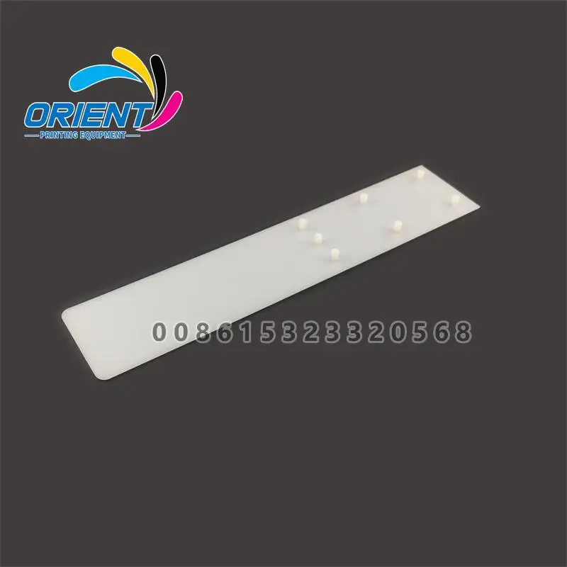 

80.01X30-4186 Plastic Guide For Man Roland R700 Plastic Tongue Guide ABS LP299A White Smooth Pad 230*50*1.2mm 230×50×1.2mm