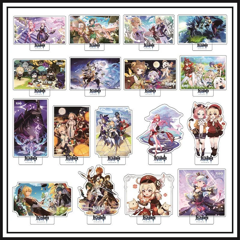 

Genshin Impact Figure Shikanoin Heizou Kamisato Ayato Yae Miko Zhongli Hutao Acrylic Stand Model Plate Cosplay Fans Gifts