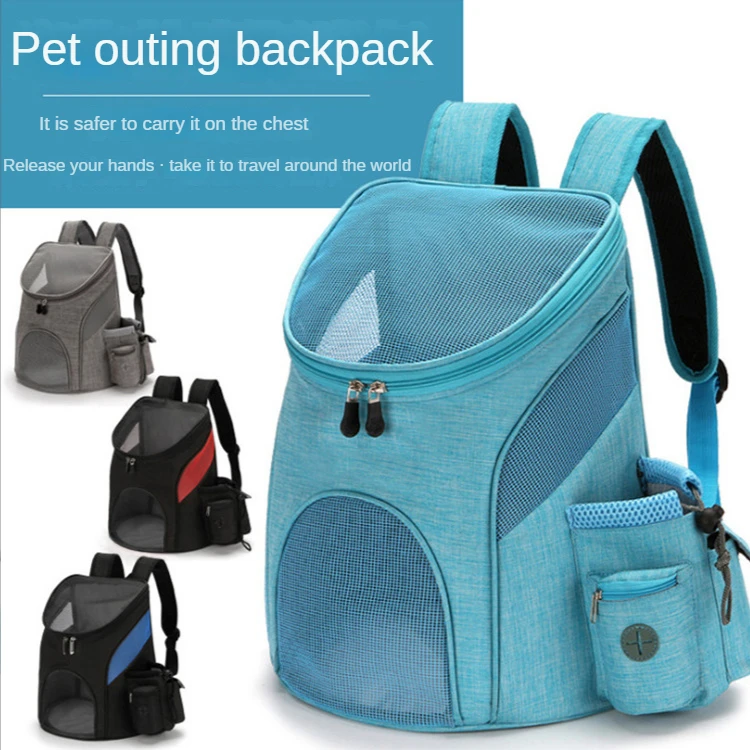 

Breathable Pet Cats Backpack Pouch Portable Carrier Small Dogs Foldable Outdoor Hiking Camping Travel Kitten Transport Bag Pet