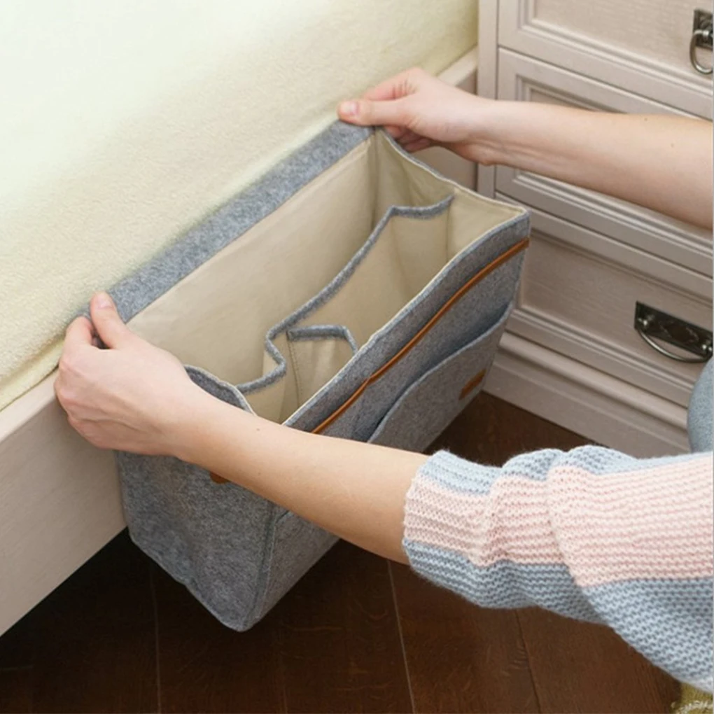 

Bedside Organizer Storage Bag Remote Controller Accessory Living Room