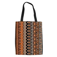 africa element pattern portable shopping bag fashion outdoor travel handbag lightweight adult women bolso de mano