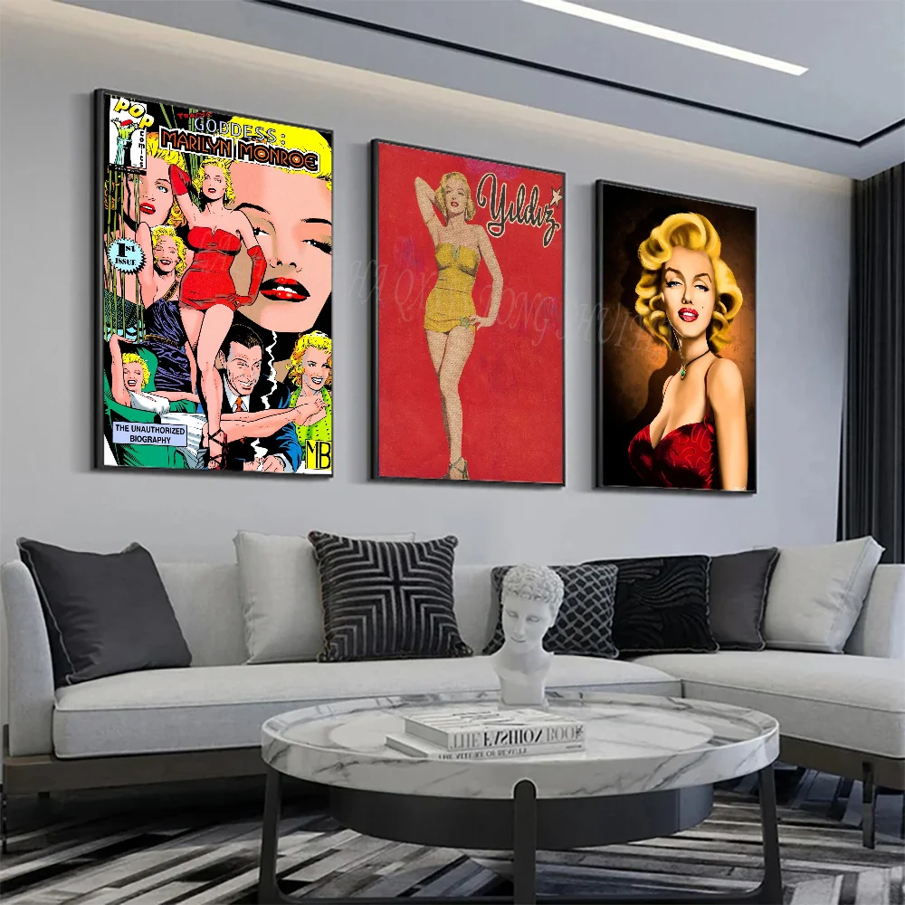1 шт. сексуальный M-Мэрилин Монро Плакат фотобар кофе тюбик искусство подвесные