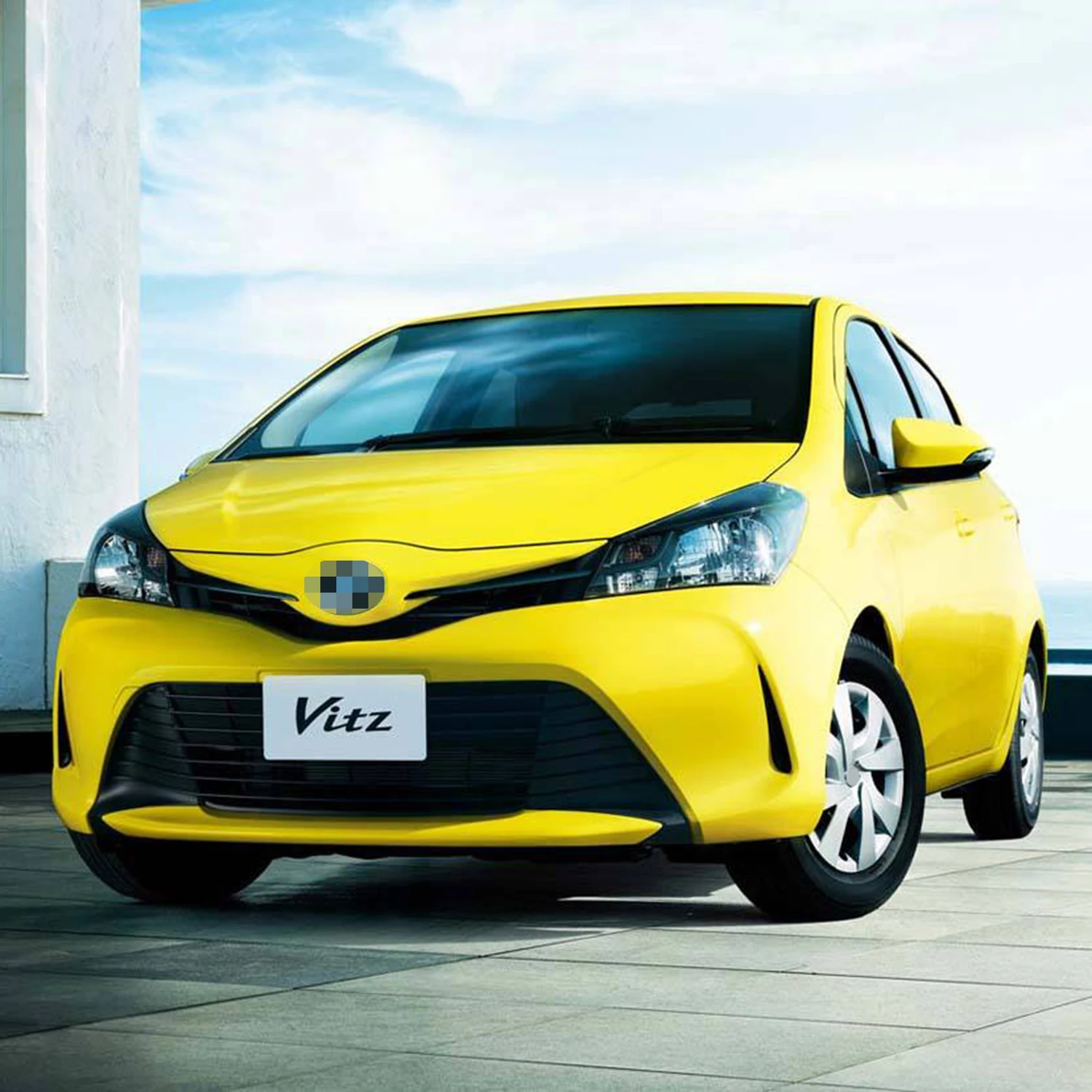 Для Toyota Vitz 2016 2017 Φ автомобильный дневной рабочий телефон Белый DRL с желтым