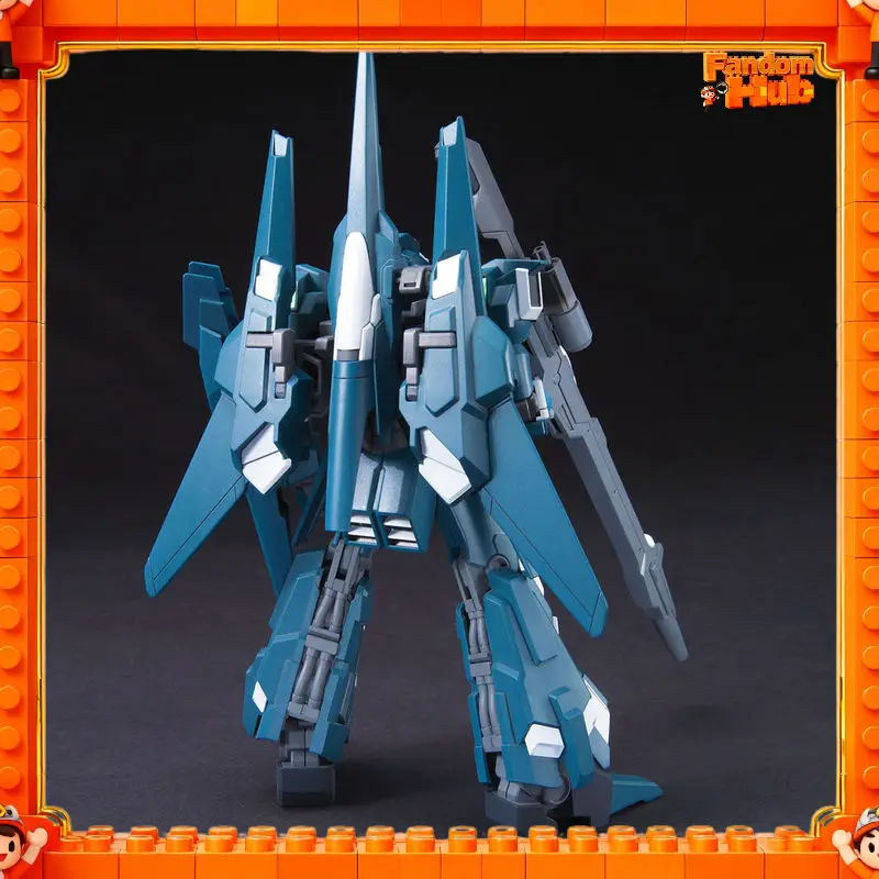 Фото Оригинальный сборный набор модели Bandai Hguc 108 1/144 Rgz 95c Rezel, коллекционная игрушка-меха, подарок. №4