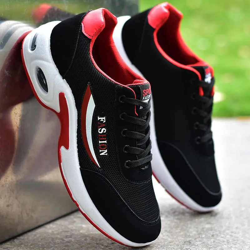 

Fashion Large Size Cushion Shoes for Men Outdoor Quality Jogging Male Sneakers Lace-up Running Shoes Tenis Masculino All-match