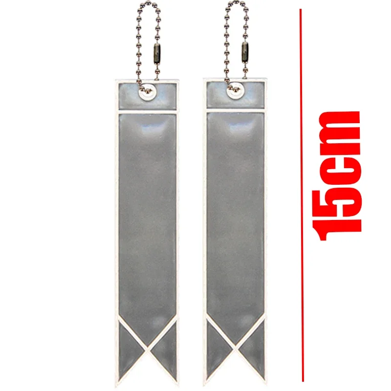 

Светоотражающая бирка высокой видимости для школьной сумки, рюкзака, велосипедного брелка, предупреждающая подвеска из ПВХ, отражатель для ночного бега и ходьбы