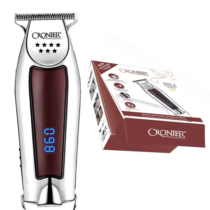 professional powerful hair trimmer for men hair clipper hair cutting kit machine t-blade haircut finishing edge lining