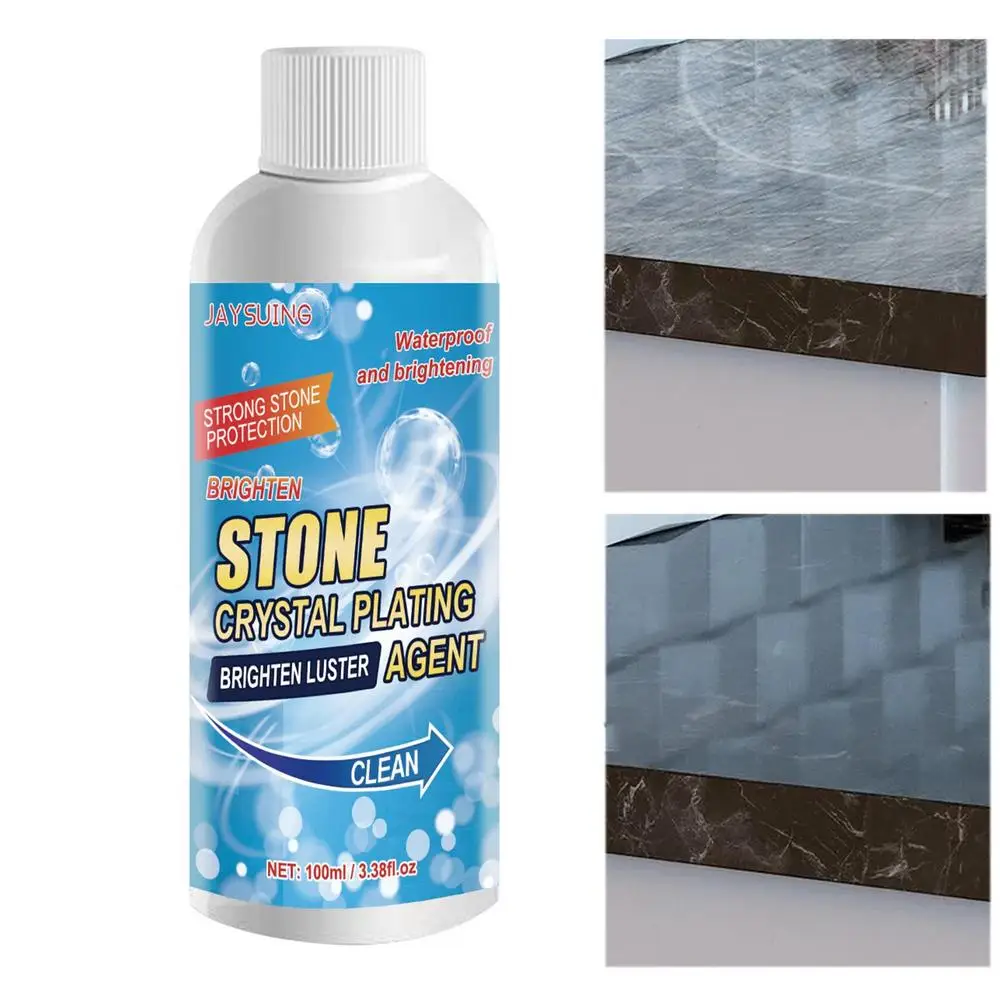 

100ml Marble Crystal-Plating Agent Remover Anti-oil Long-lasting Polishing Quartz Countertops Stonework Polishing Coating Agent