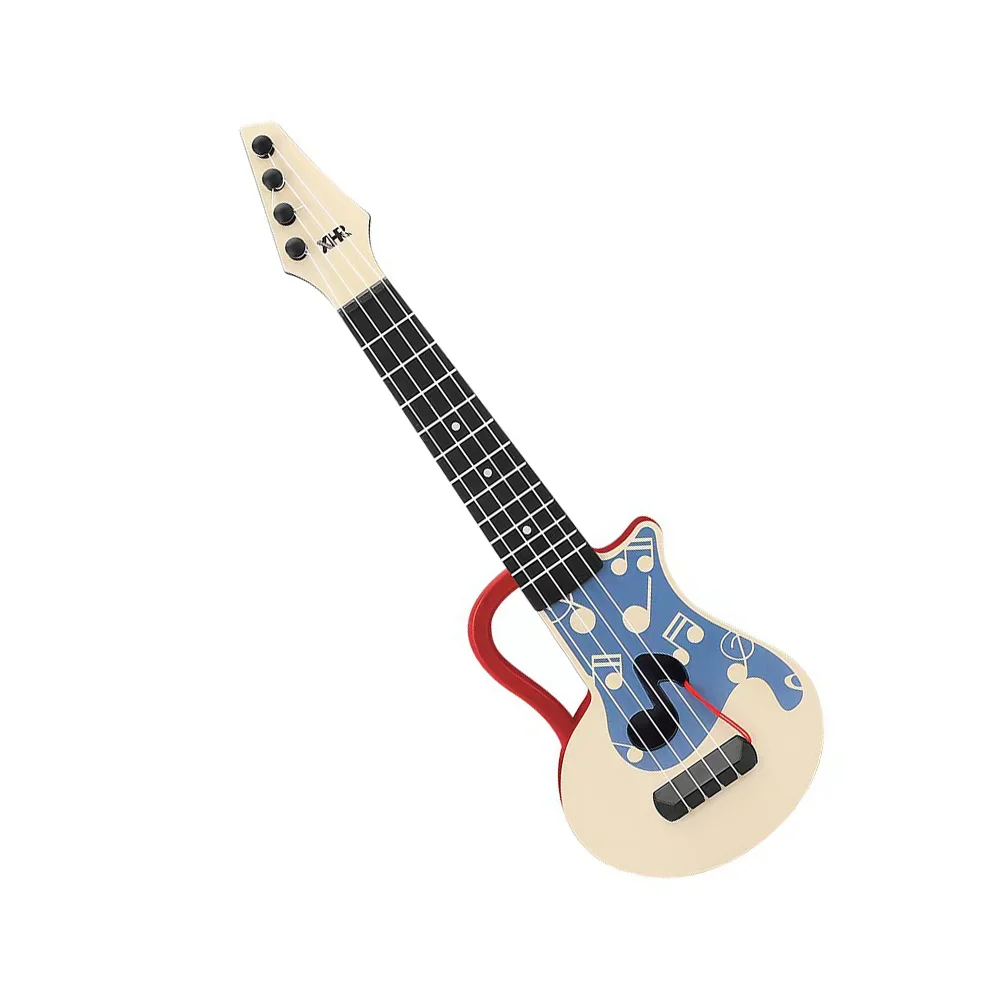 

Children's Guitar Handheld Kid Ukulele Beginner Toddler Music Toys Birthday Present Nylon Musical Scream