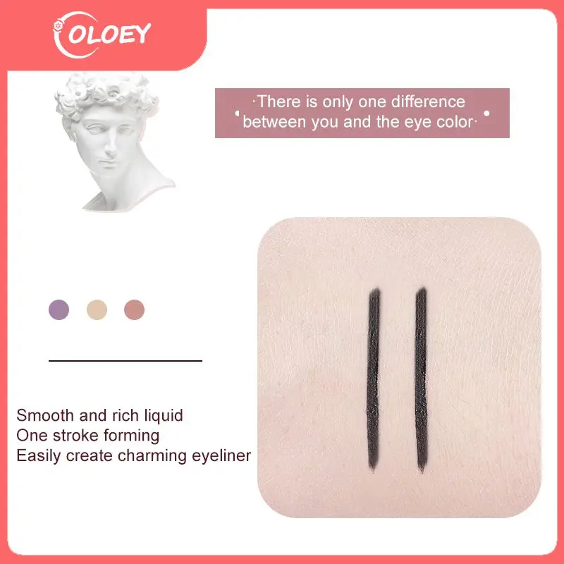 

Подводка для глаз не размазывающаяся, блестящая жидкая подводка для глаз, 6 цветов, мягкая гладкая подводка для глаз, Водостойкая Подводка для глаз