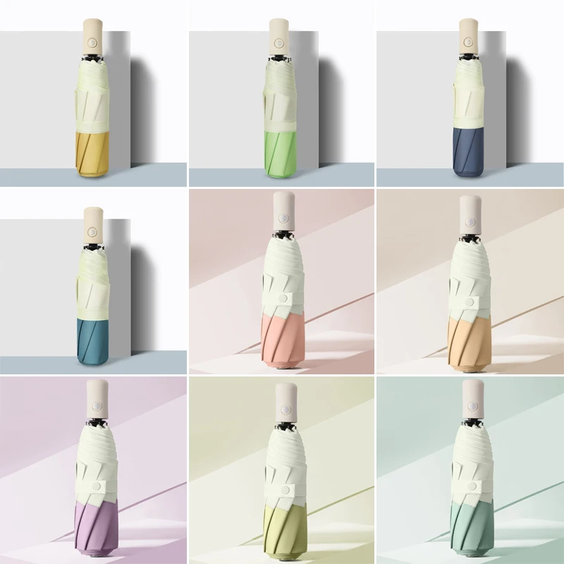 Полностью автоматический зонт солнцезащитный крем минимализм анти-УФ-зонт от