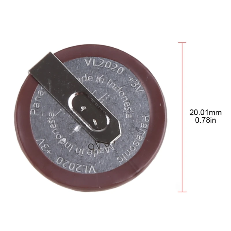 

Compatible VL2020 90 Degree Foot 3V with Soldering Foot Rechargeable Battery