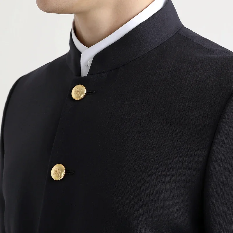 Китайская туника с высоким воротником мужской костюм на заказ комплект из 2