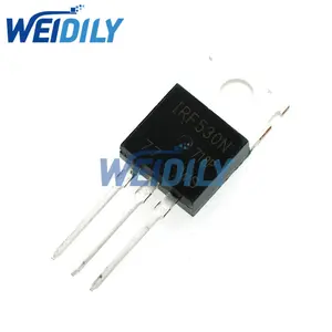 5PCS IRF530N IRF530 IRF530NPBF MOSFET MOSFT Triode Transistor 100V 17A 90mOhm 24.7nC TO-220 New