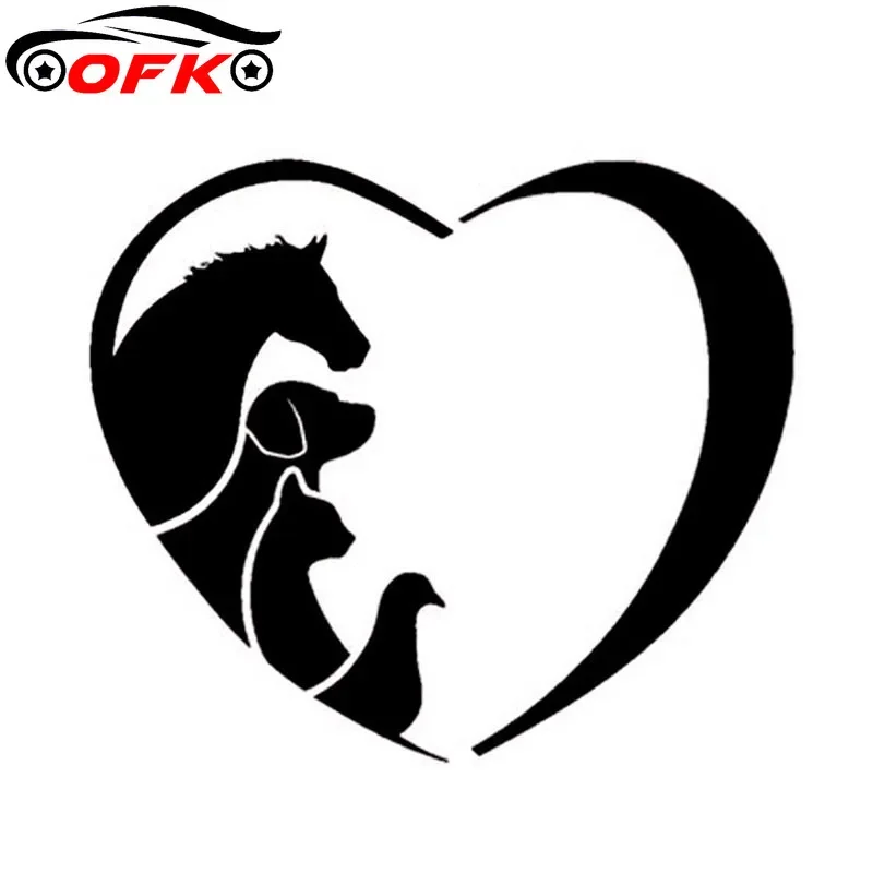 Автомобильные наклейки Декор мотоциклетные Переводные картинки любимые питомцы