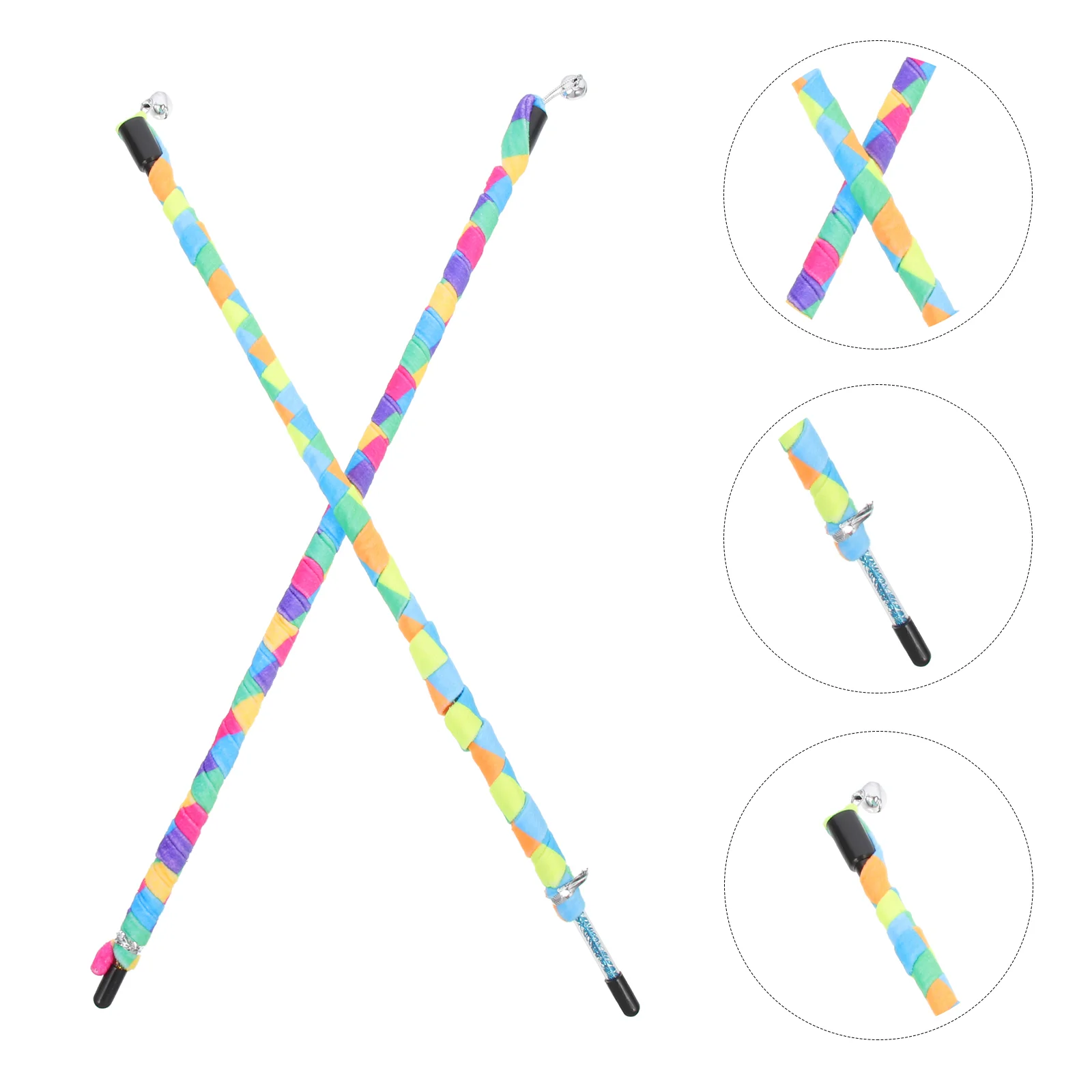 

Cat Toy Toys Wand Teaser Interactive Kitten Indoor Catswands Ribbonrainbow Chew Treat Scratch Rope Wire Exrecise Teasing Pole