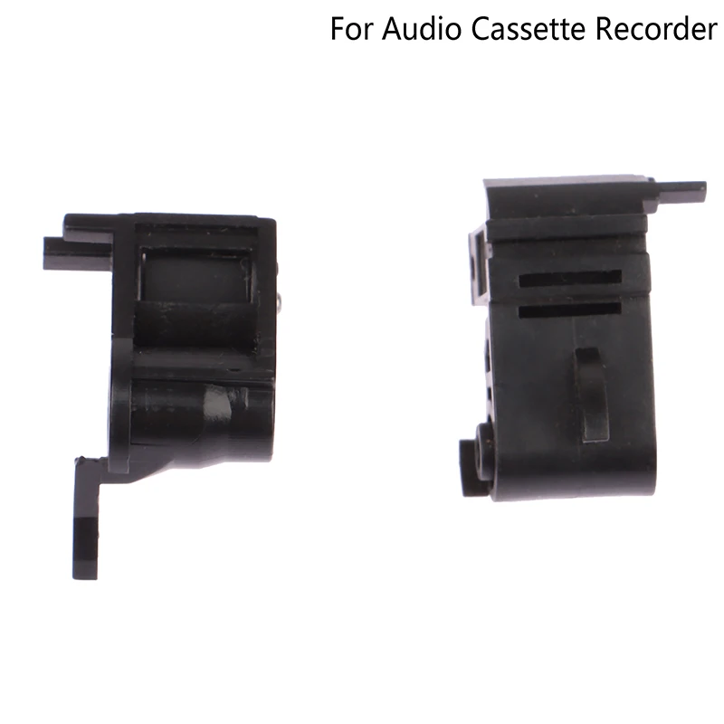 

1Pcs 10mm Rubber Wheel Pinch Roller With Plastic Bracket Holder For Audio Cassette Deck Tape Recorder Stereo Player Accessories