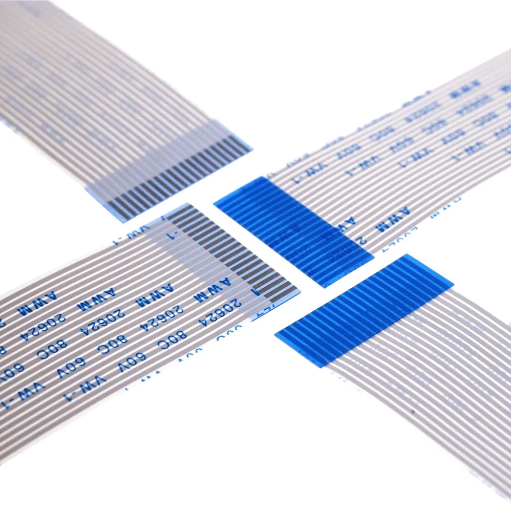 5 шт. Гибкий плоский кабель FFC FPC Jumper 0,5 мм 40 45 50 60 64 68 80 Pin передний обратный боковой AWM 20624 80C 60V