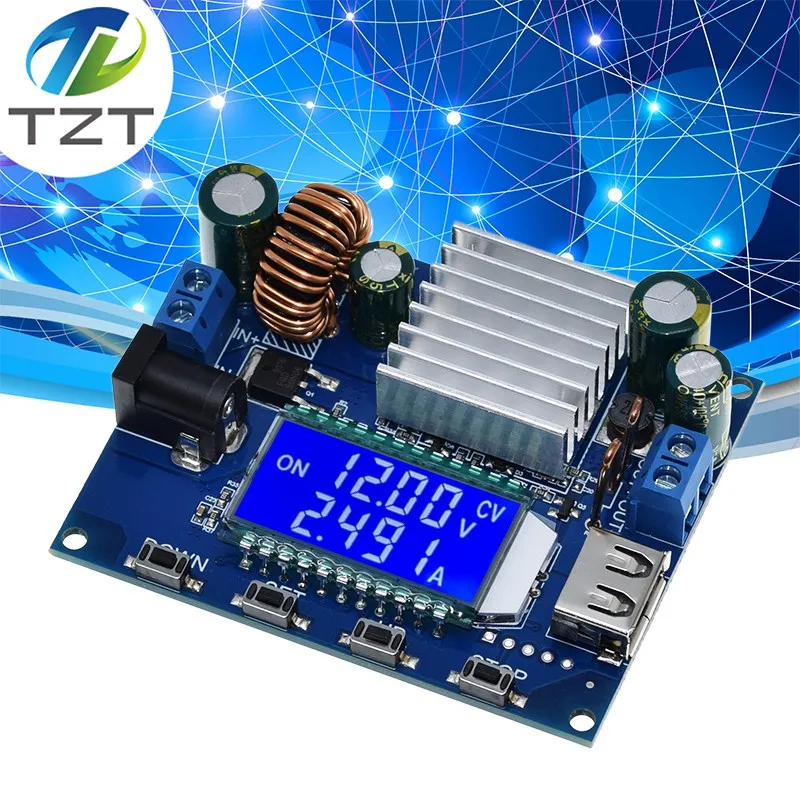 Регулируемый Модуль питания постоянного тока SK35L 0 6-30 в 4 а 35 Вт 5 6 9 12 В 24 Boost/Buck CC CV