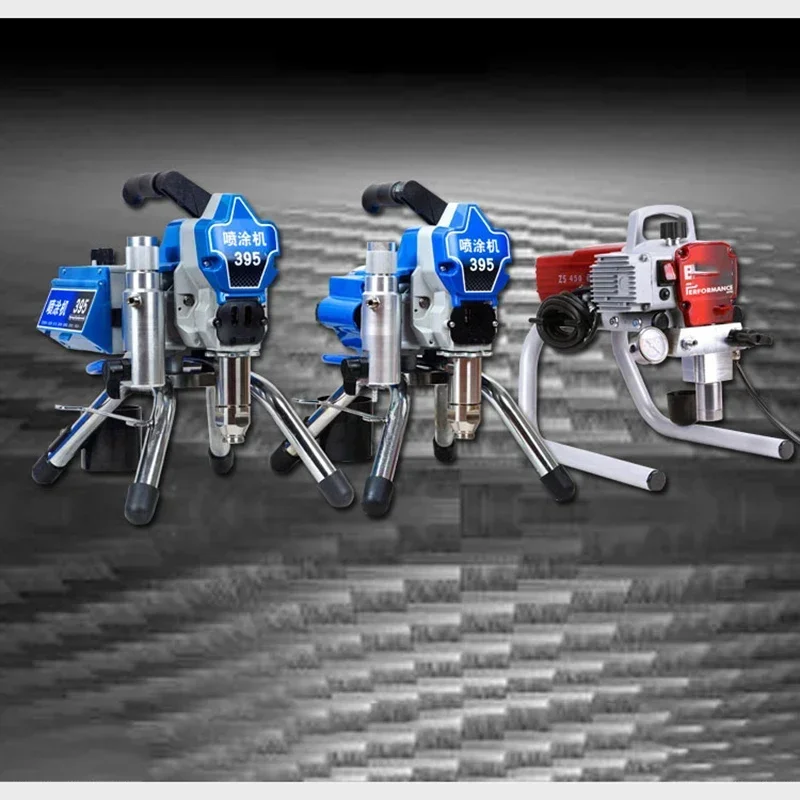 395/450 Mechanical High Pressure Airless Spraying Machine 220V/1500W/2200W Latex Paint Coating Tools