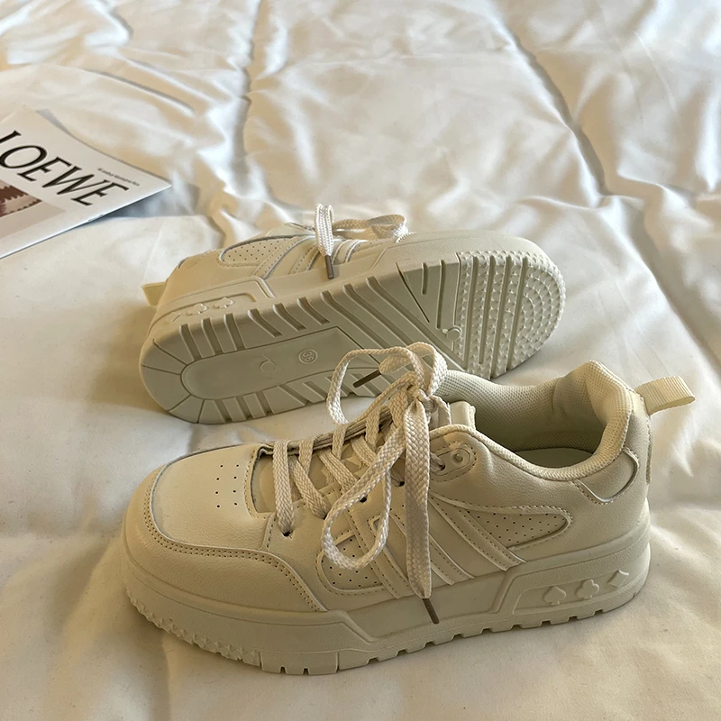 

Кроссовки женские массивные на платформе, Вулканизированная подошва, на шнуровке, повседневная спортивная обувь, на весну-осень