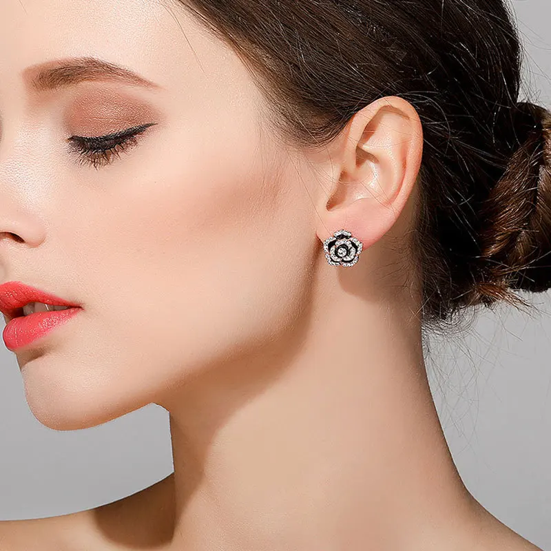Camellia CC Stud earrings for women earrings 2022 trend new Luxury woman jewelry for women accessories for women