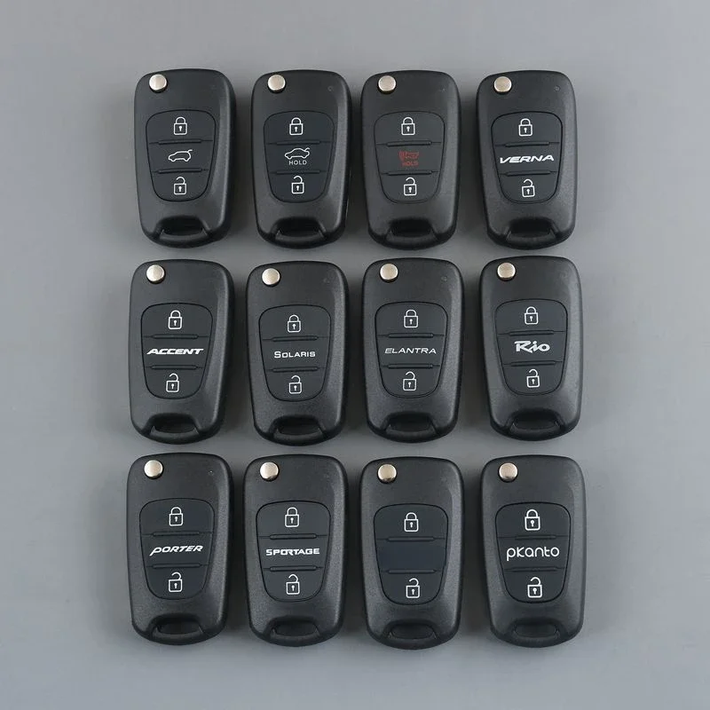 

Флейта для автомобильных ключей, оболочка для Kia Hyundai Solaris Accent Elantra Picanto Verna Rio Sportage Tucson Porter, аксессуары