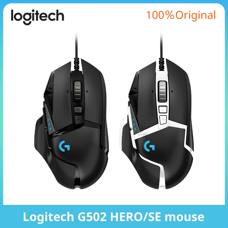 

Logitech G502hero 100％Original Master Wired Gaming Mouse 502 Esports Machinery Eat Chicken Macro CS Programming Peripheral