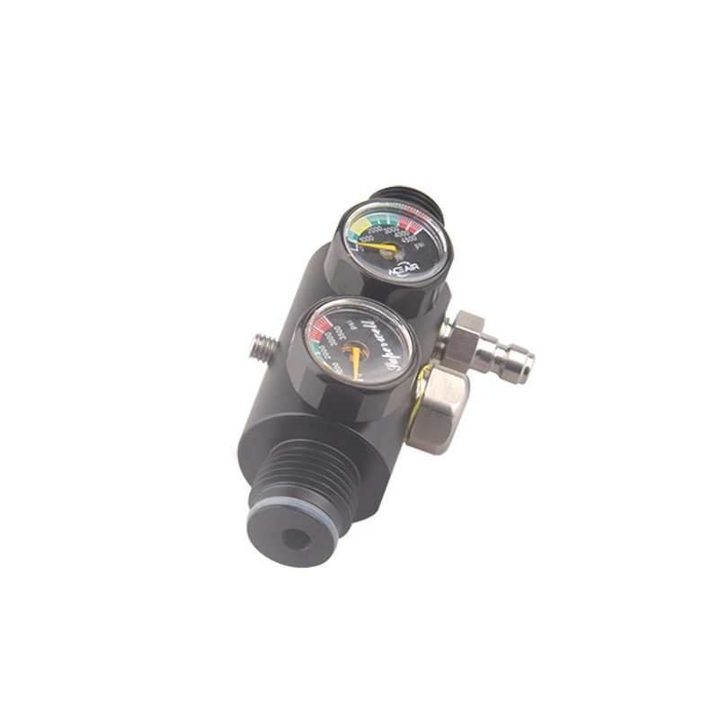 New Type Dual Gauge Pressure Regulator Valvula Reguladora Pneumatic Air Valve Fill Station Sodastream M18*1.5 G1/2-14 Regulated