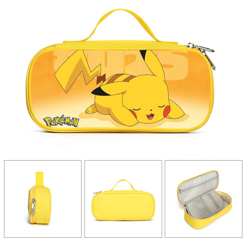 

Pokemon Pikachu Anime Capacity Pencil Case Kawaii School Pen Case Supplies Pencil Collect Ornaments Stationery Toys Gift
