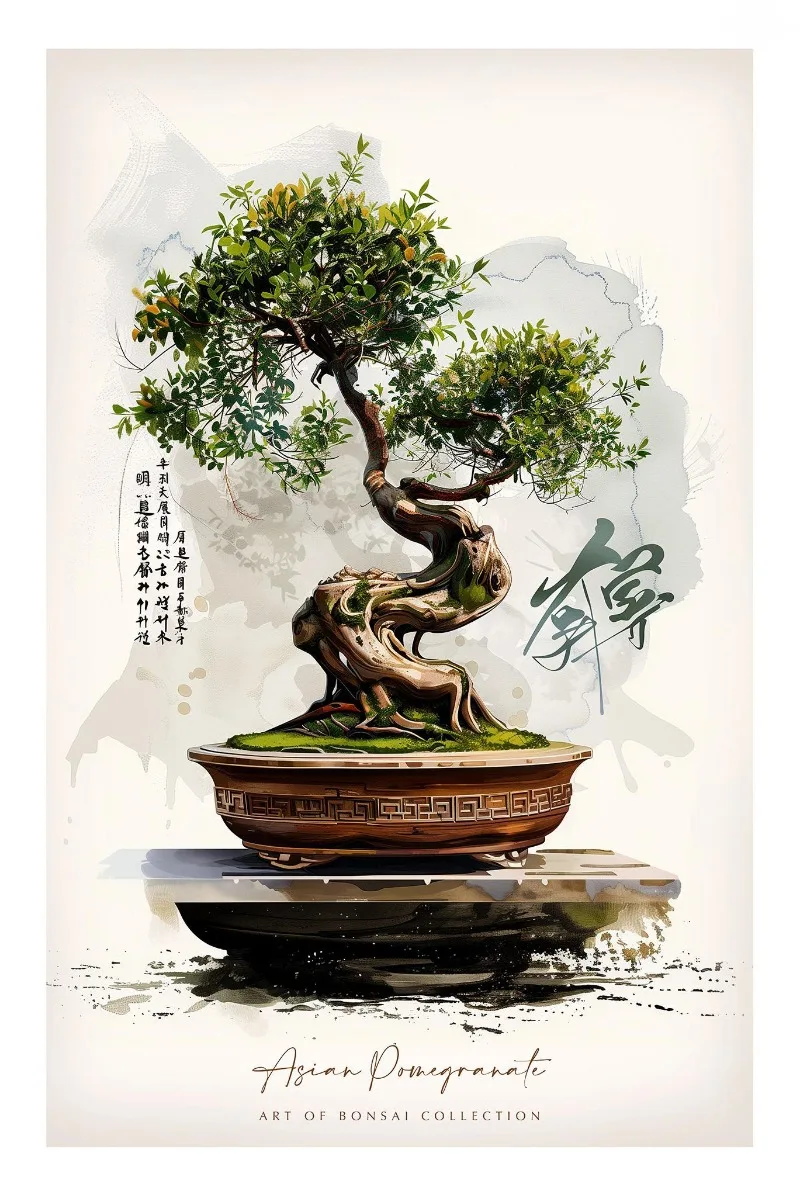 

Плакат "Рододендрон клен Сакура бонсай" на холсте