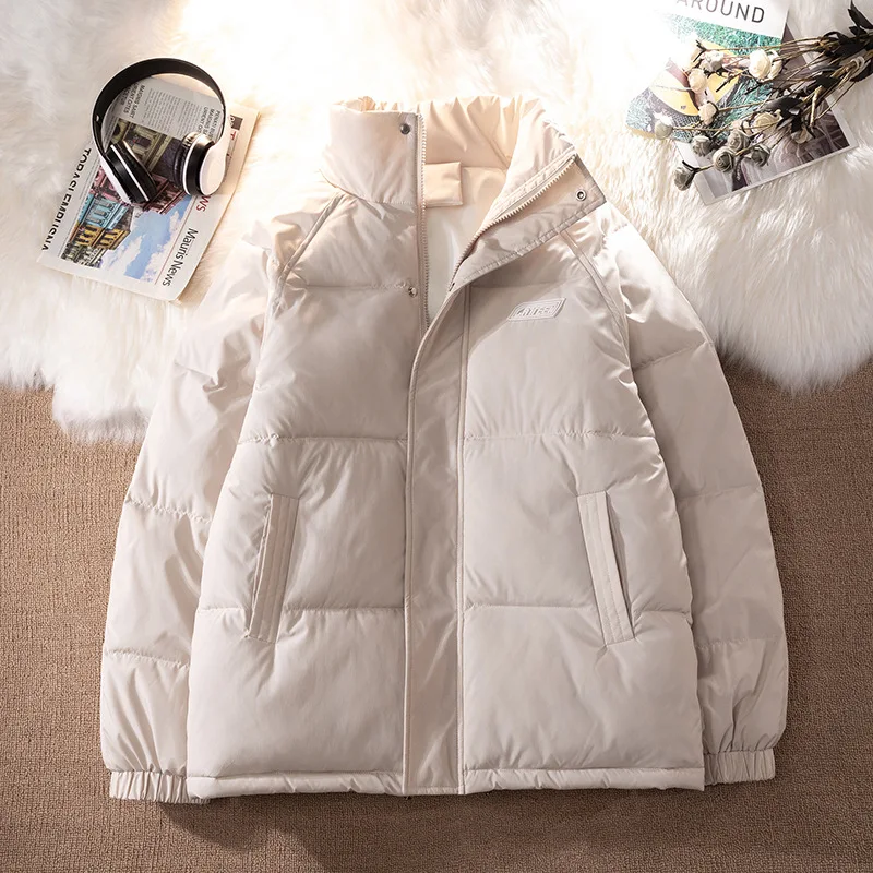 Women's Cotton-padded Jacket Short 2022 Winter New Stand-up Collar Loose Student Clothes Girlfriends Cotton Coat for Women