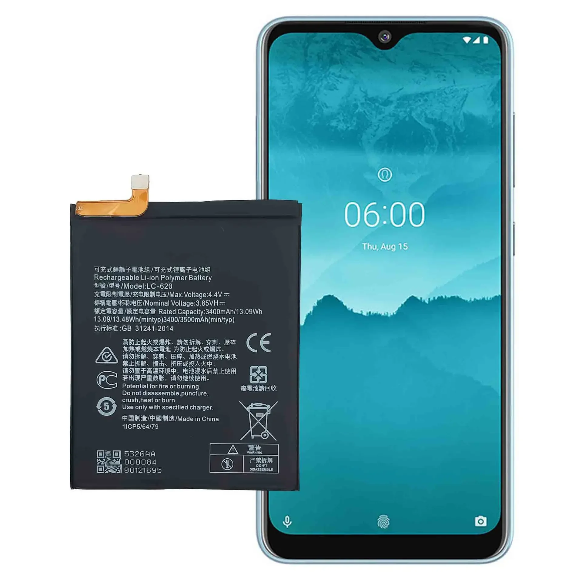 Новый аккумулятор LC-620 для Nokia 7 2 6 TA-1198 TA-1200 TA-1196 3500 мАч аккумуляторы мобильных