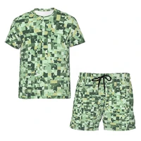spring summer camouflage t shirts and shorts menwomen daily casual fashion 3d pringted outfits personality t shirtshortssuit